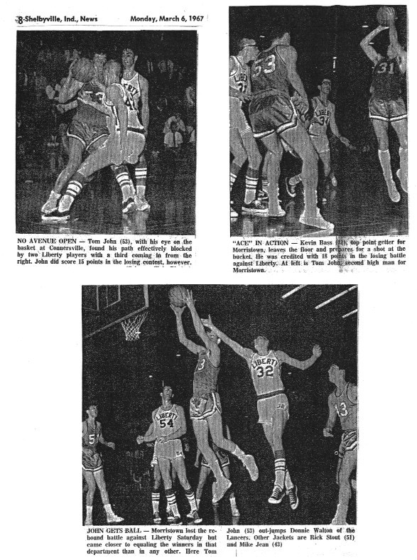 1967 Liberty Lancers tournament press clippings