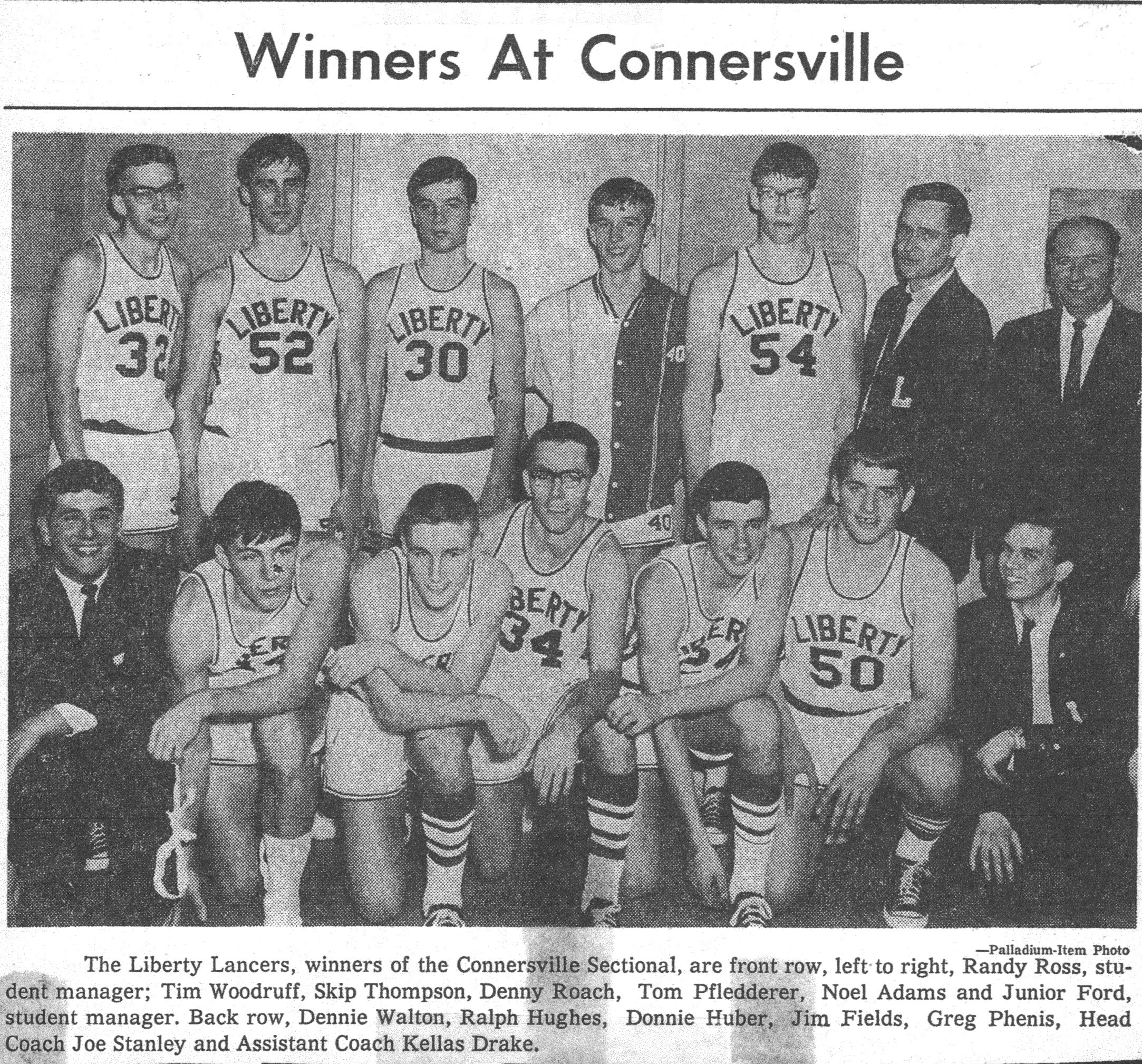1967 Liberty Lancers tournament press clippings